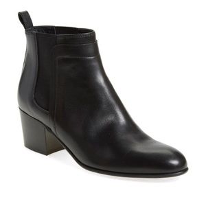 Vince black leather Chelsea boot